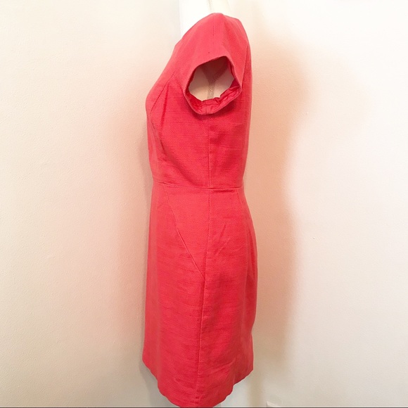 J. Crew Pink Sheath Dress-Size 6 - Picture 4 of 6